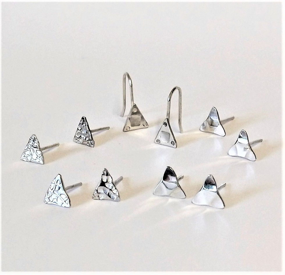 Thumbnail: Sterling Silver Drop Earrings