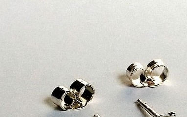 Thumbnail: Sterling Silver Stud Earrings