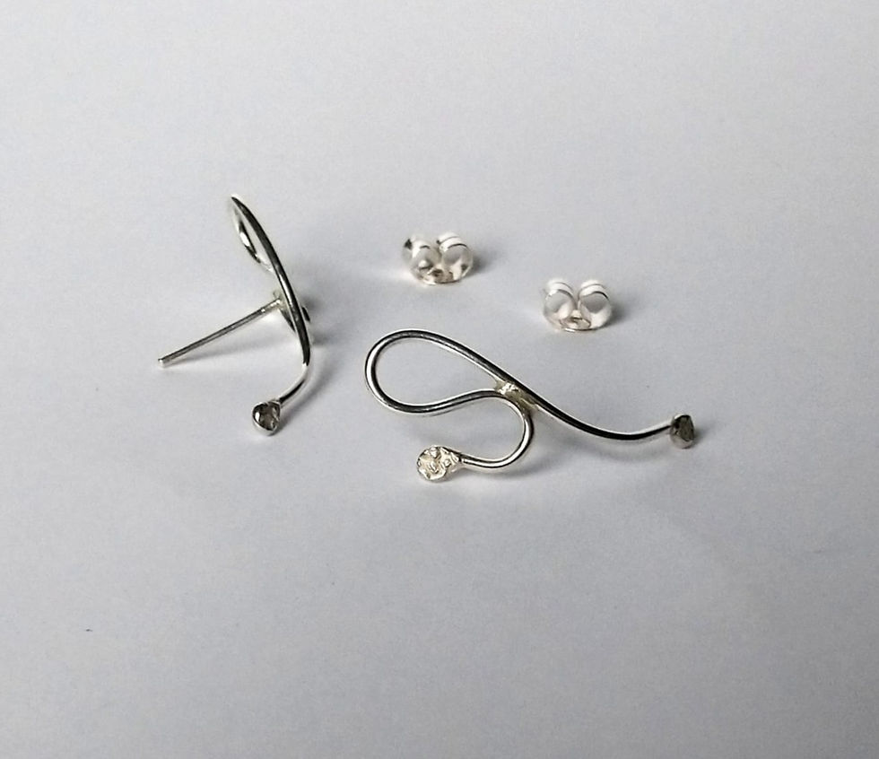 Thumbnail: Sterling Silver Ear Crawler