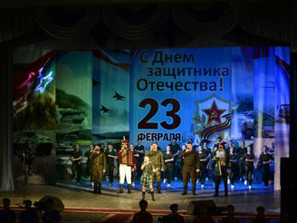Концерт к 23 февраля в ЦНТ "Дружба"