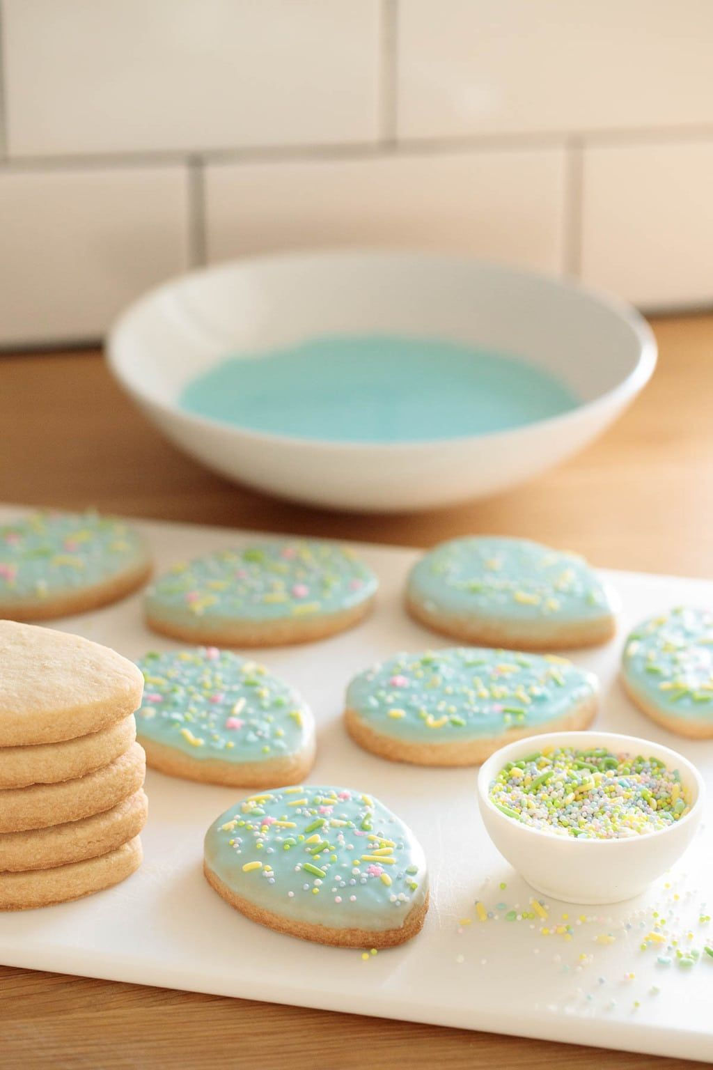 Spring Shortbread Cookies