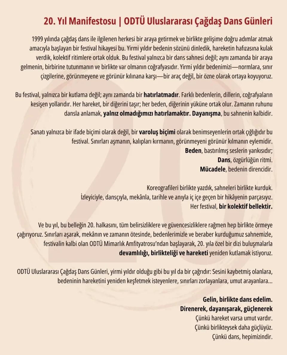 20.Yıl Manifestosu