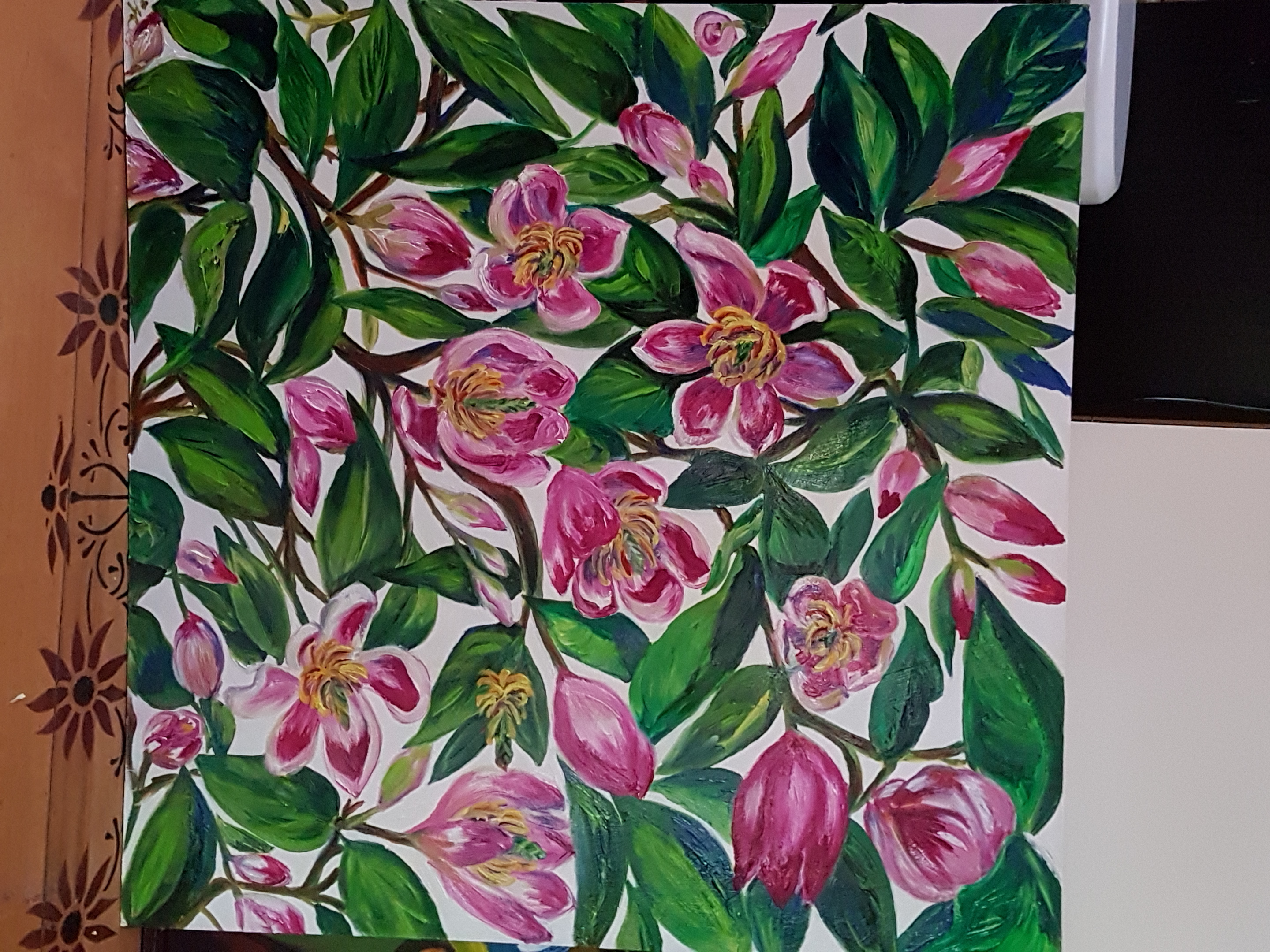 Port Wine Magnolias - SOLD