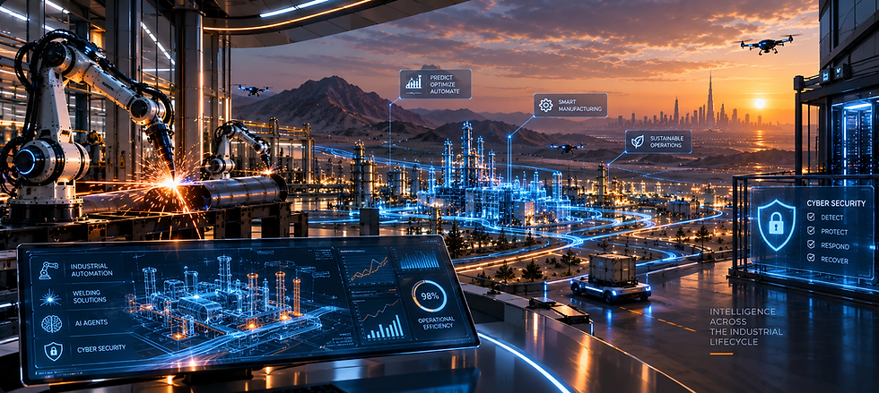 Advanced technology solutions in a smart city factory