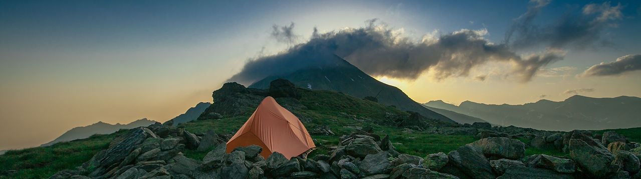 Camping in Mountains