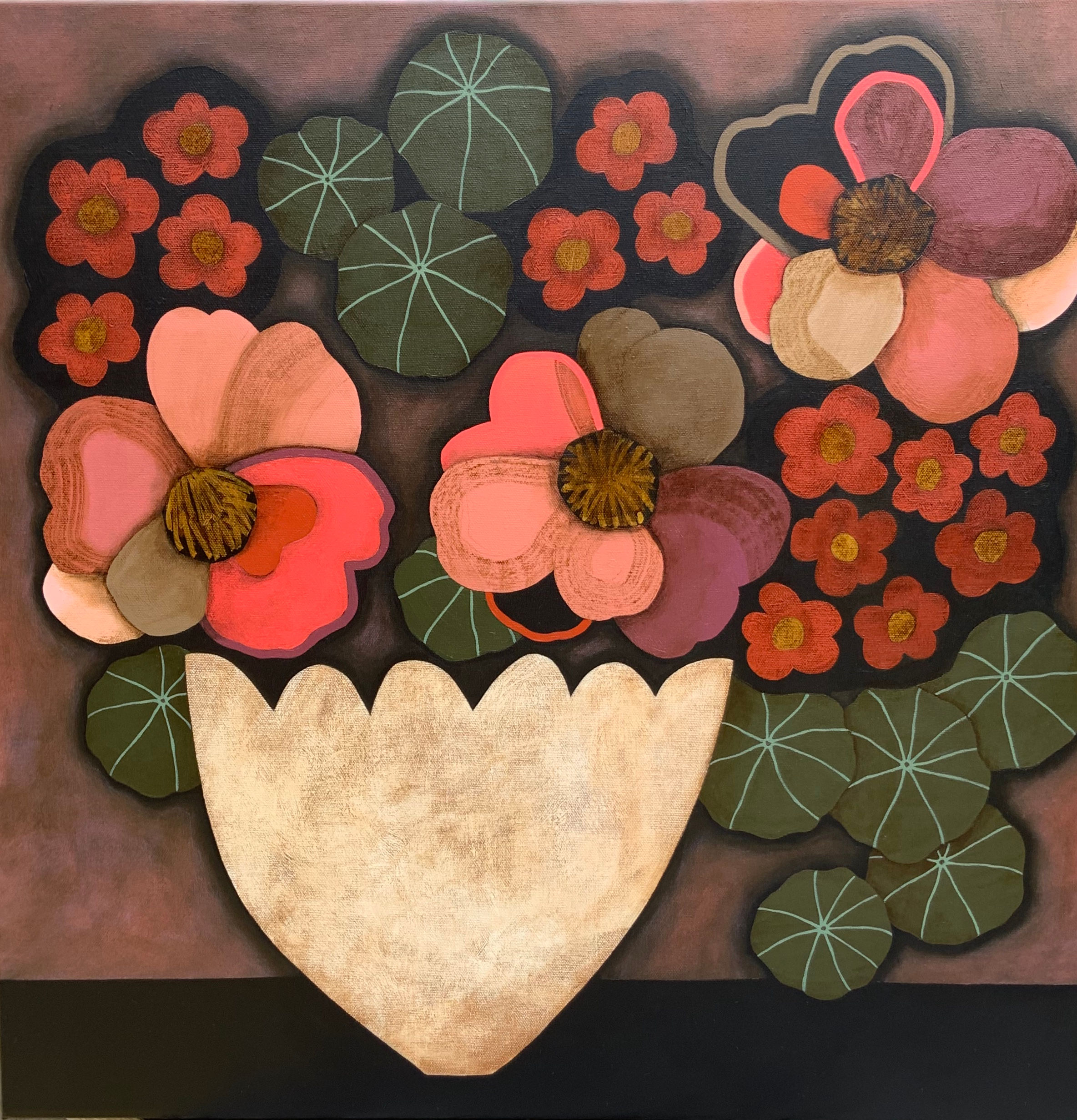 Nasturtiums: From The Earth Print small