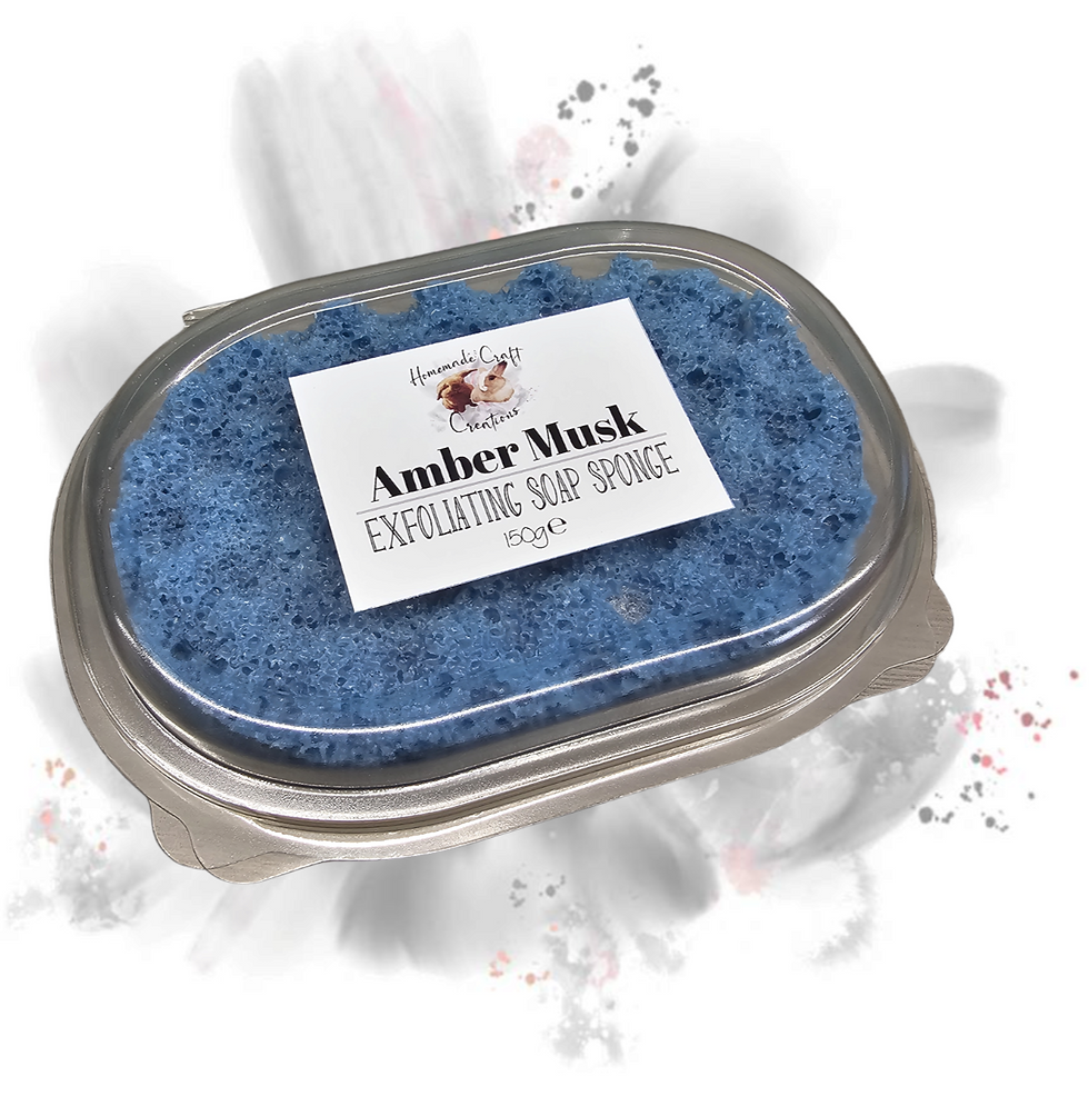 Amber Musk Exfoliating Soap Sponge