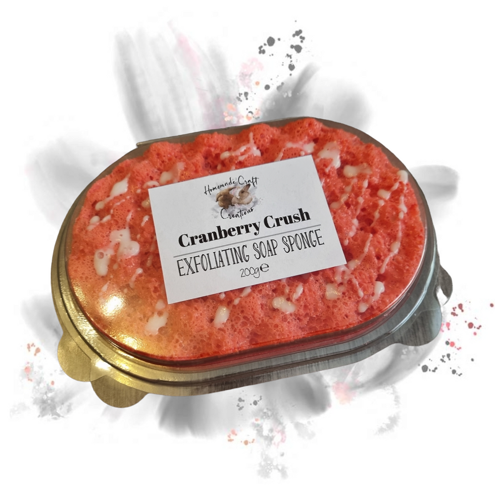 Cranberry Crush Exfoliating Soap Sponge