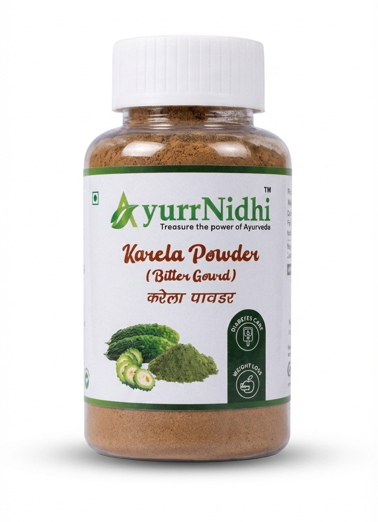 Natural Karela Powder for Ayurvedic digestive and metabolic wellness use