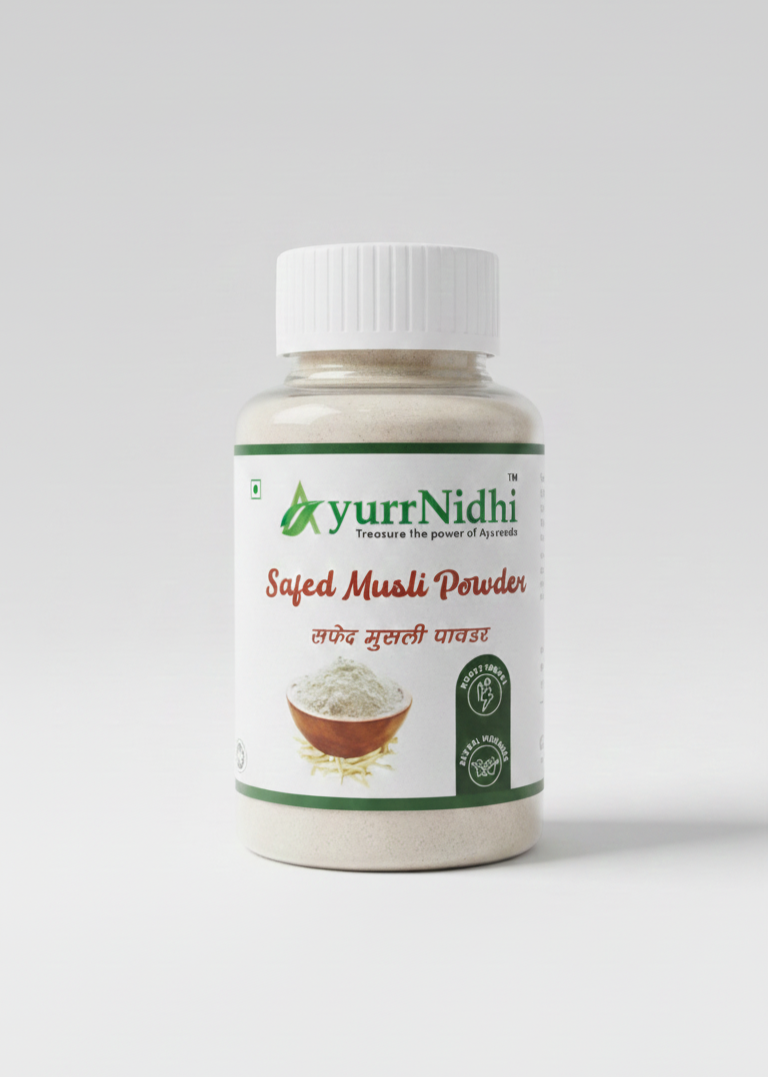 Safed Musli powder for energy and male wellness