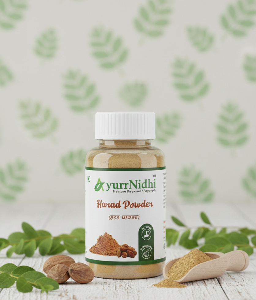 AyurrNidhi Harad Powder – pure Terminalia chebula herbal powder for digestive wellness