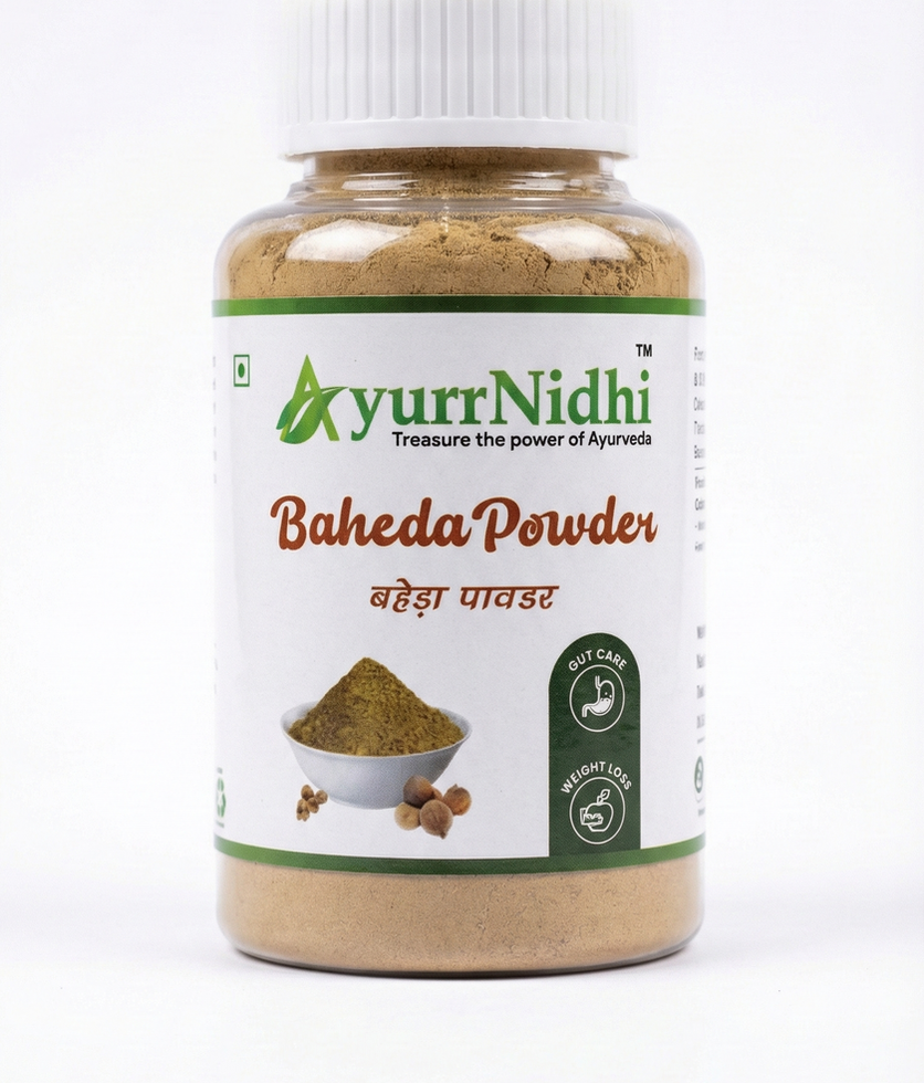 Natural Baheda Powder for traditional Ayurvedic wellness and Triphala formulations