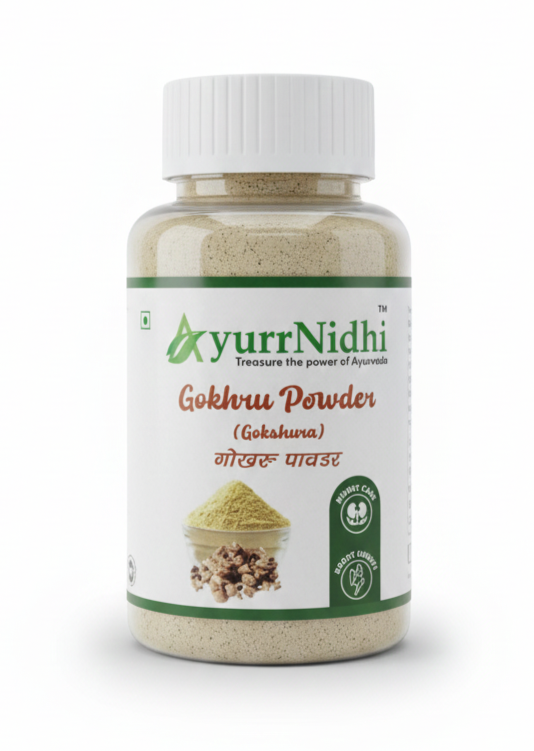 Natural Gokhru Powder for stamina, strength, and Ayurvedic health support