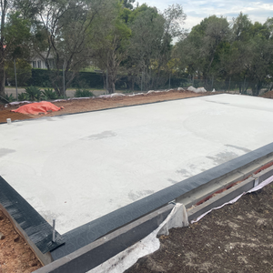 Concrete slab foundation