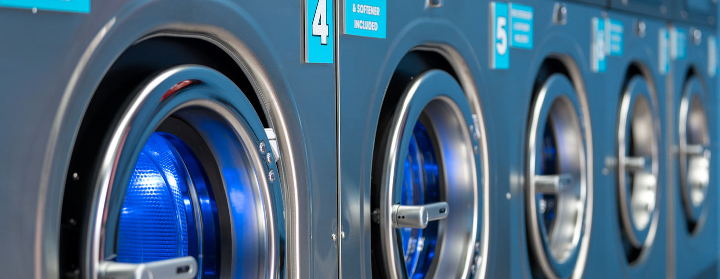 Modern washing machines at Laundromat Arncliffe