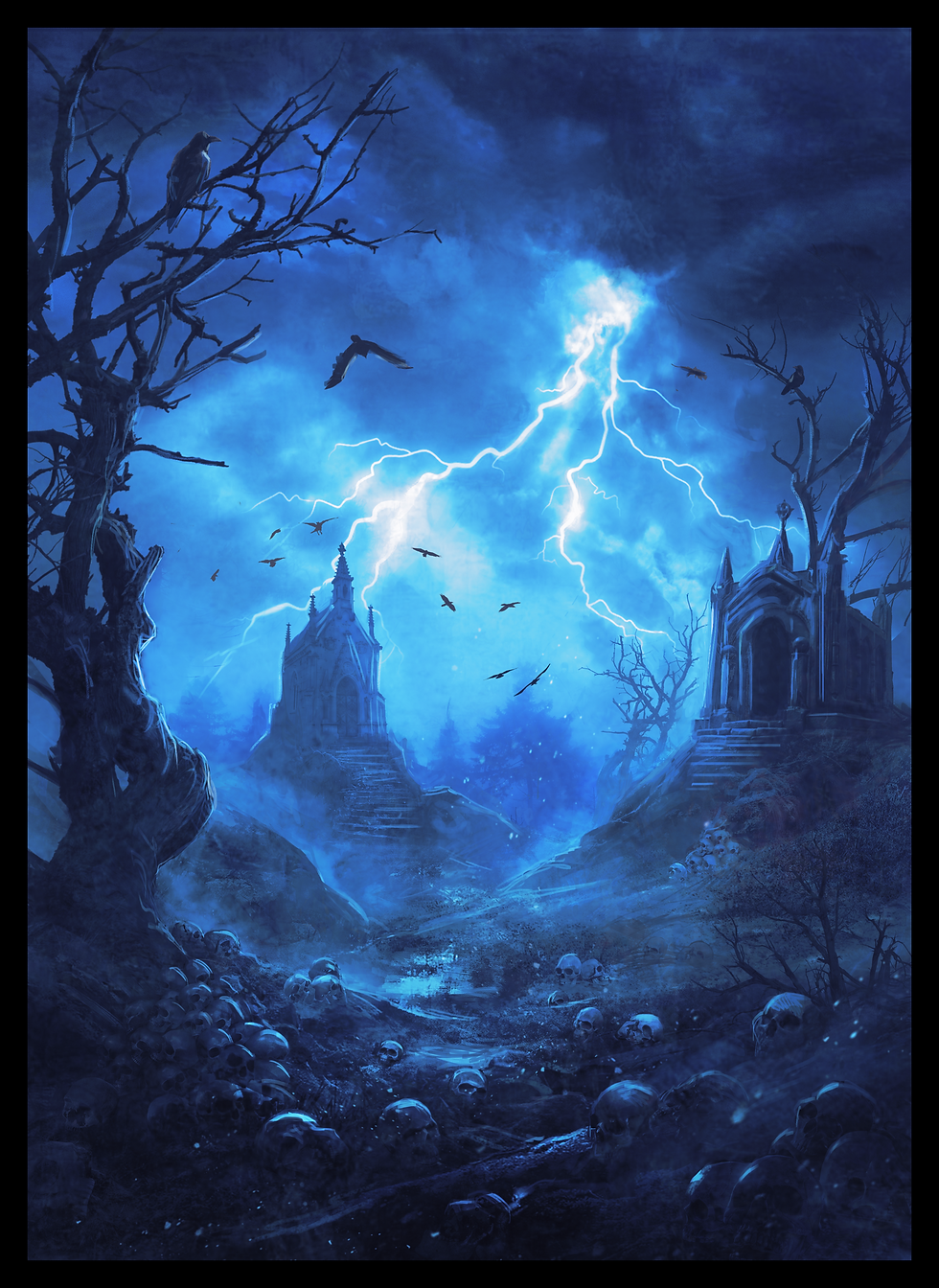 Thumbnail: Blue/Black Graveyard