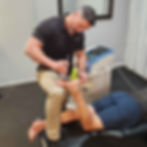 Dr Tyler using our focused shockwave on plantar fasciitis in Anchorage, AK
