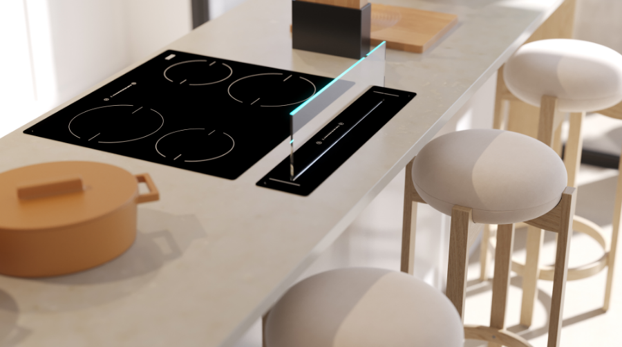 Kitchen with breakfast bar