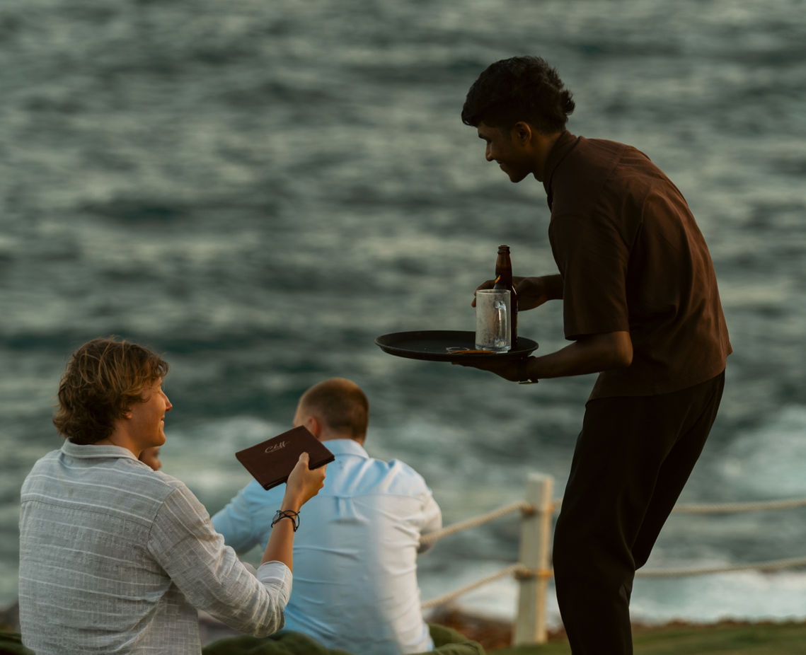 sunset dinner weligama