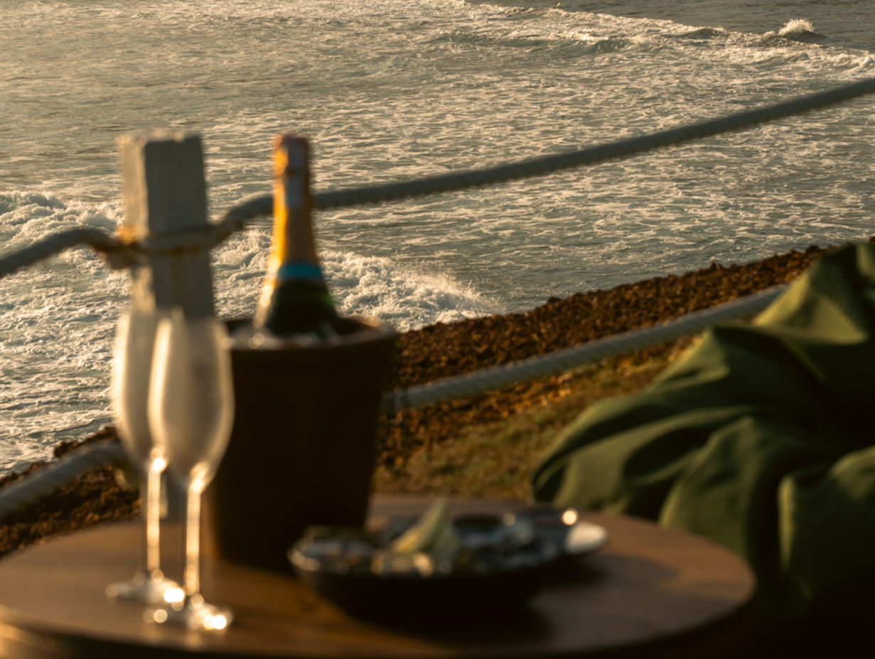 sunset dinner weligama