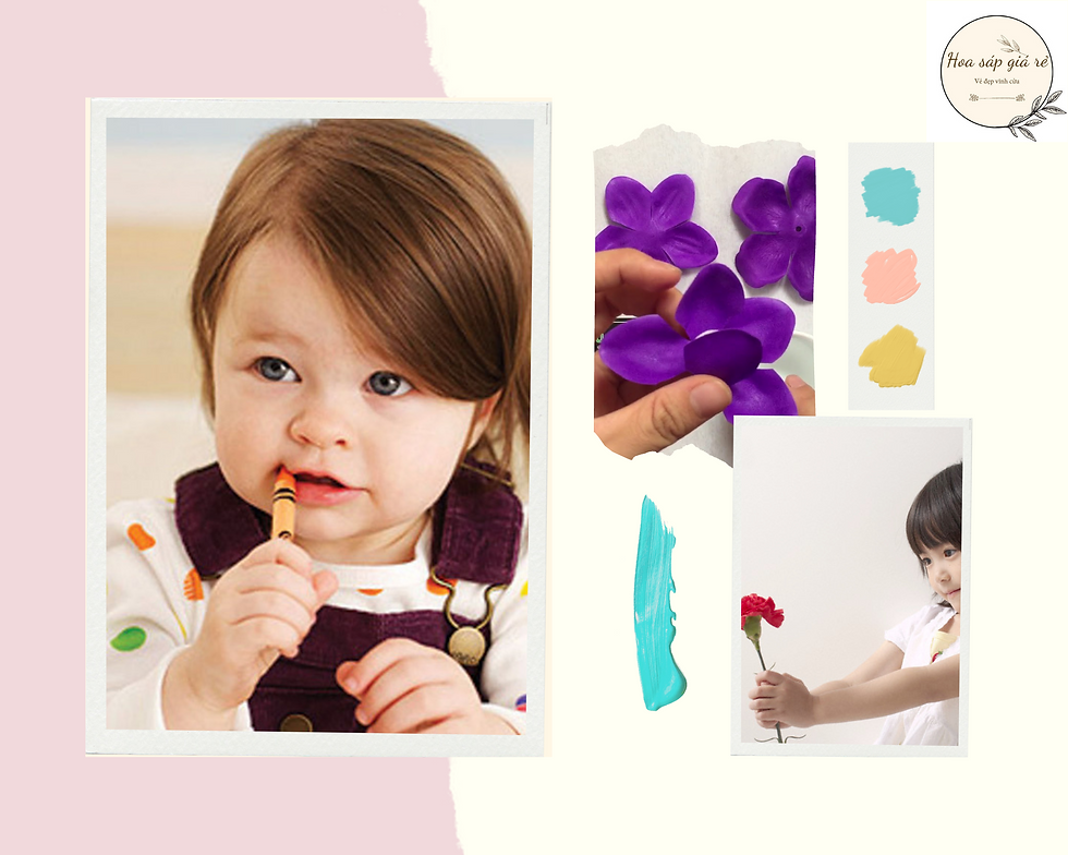 Tránh để hoa gần tầm tay của trẻ em