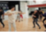 dance rehearsal choreography session with Andrew Elam and dancers