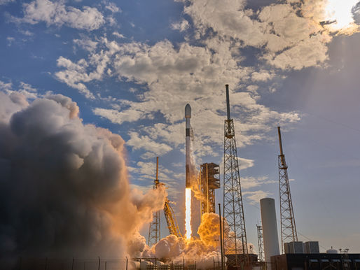 SpaceX launched MRV-1 on Falcon 9 from Cape Canaveral Space Force Station on July 20, 2026. Photo Credit: John Winkopp