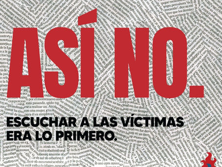 Escuchar a las víctimas era lo primero