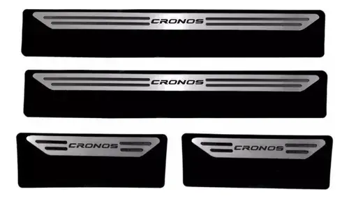 Cubre Zócalo Acero Inoxidable Fiat Cronos 4 Puertas