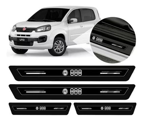 Cubre Zócalo Resinado Platinum Fiat Uno Way Evo