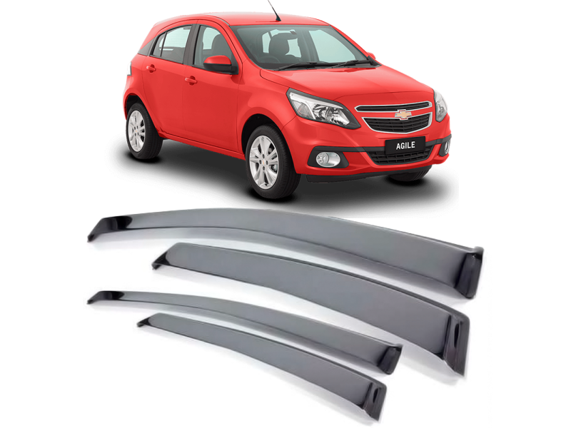 Gotero Deflector de Lluvia Chevrolet Agile 4 Puertas