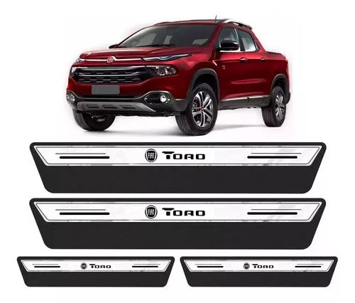 Cubre Zócalo Resinado Platinum Fiat Toro Plata
