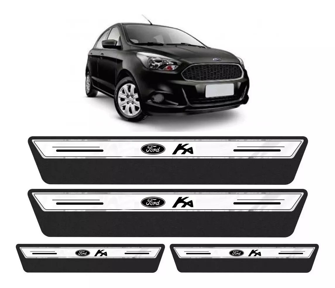 Cubre Zócalo Resinado Platinum Ford Ka 4 Puertas