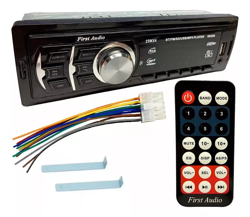 Radio First Option 8850B con USB, Bluetooth y lector de tarjetas SD
