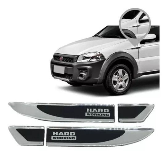 Emblema Lateral Resinado Hard Working