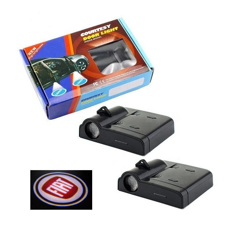 Par Luces De Cortesía Led Para Puertas Fiat Rojo *ENVIO GRATIS*