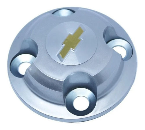 Centro de Llanta de Fierro Chevrolet 4x100 Agarre Con Tuerca Plata