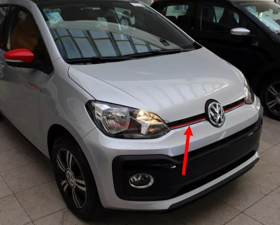 Aplique Rejilla Delantera Vw Up Rojo