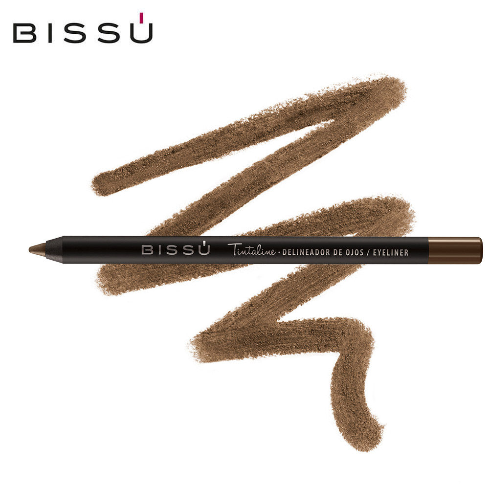 BISSU - DELINEADOR DE OJOS TINTALINE A PRUEBA DE 02 AGUA CAFE
