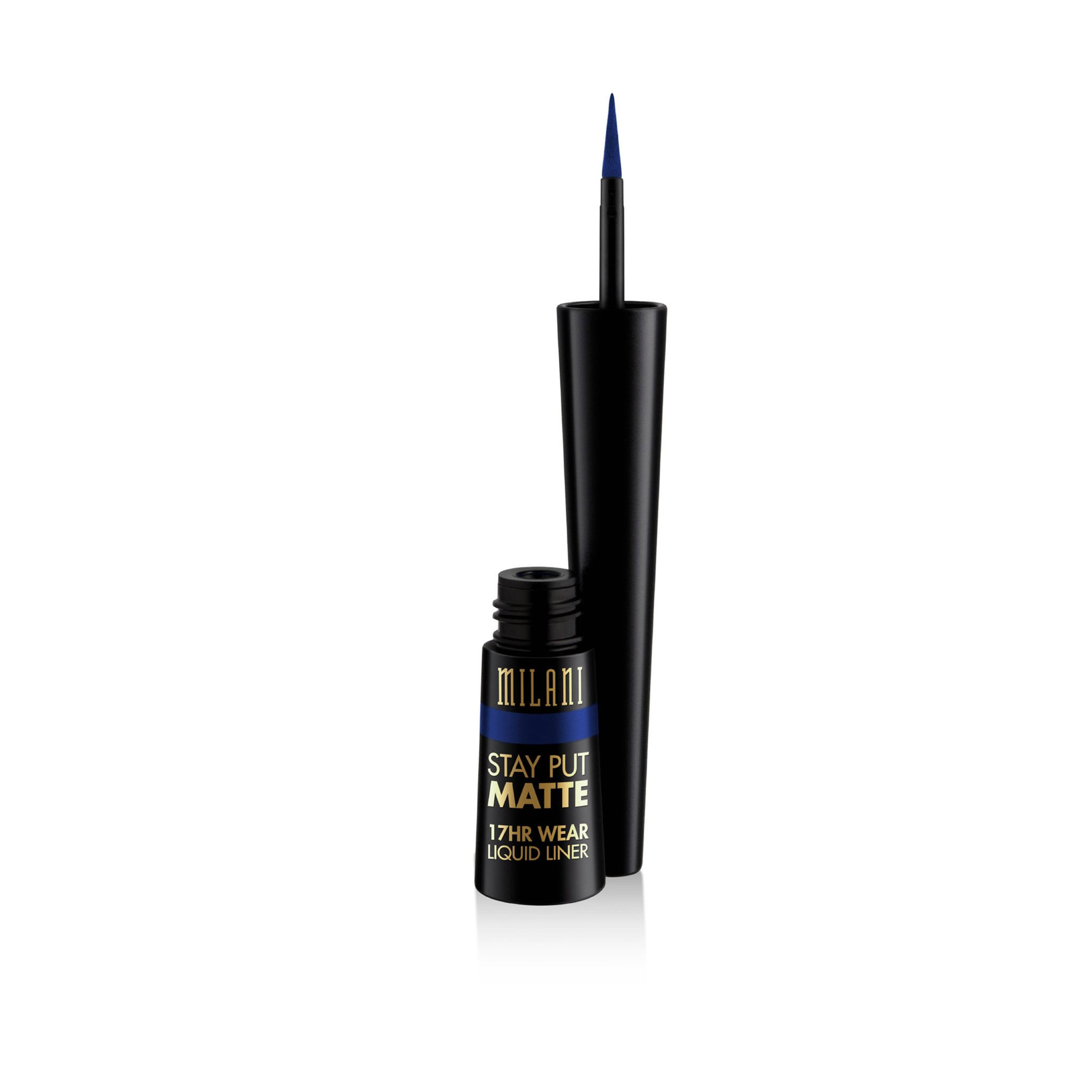 MILANI - DELINEADOR LIQUIDO STAY PUT MATTE 17HR WEAR LIQUID EYELINER AZUL