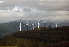 Wind Turbines in the Mountains
