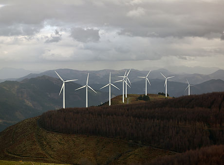 Turbine eoliche in montagna