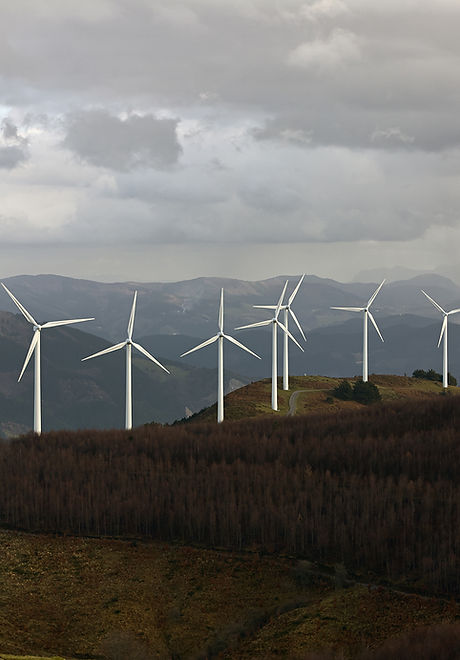 Wind Turbines in the Mountains