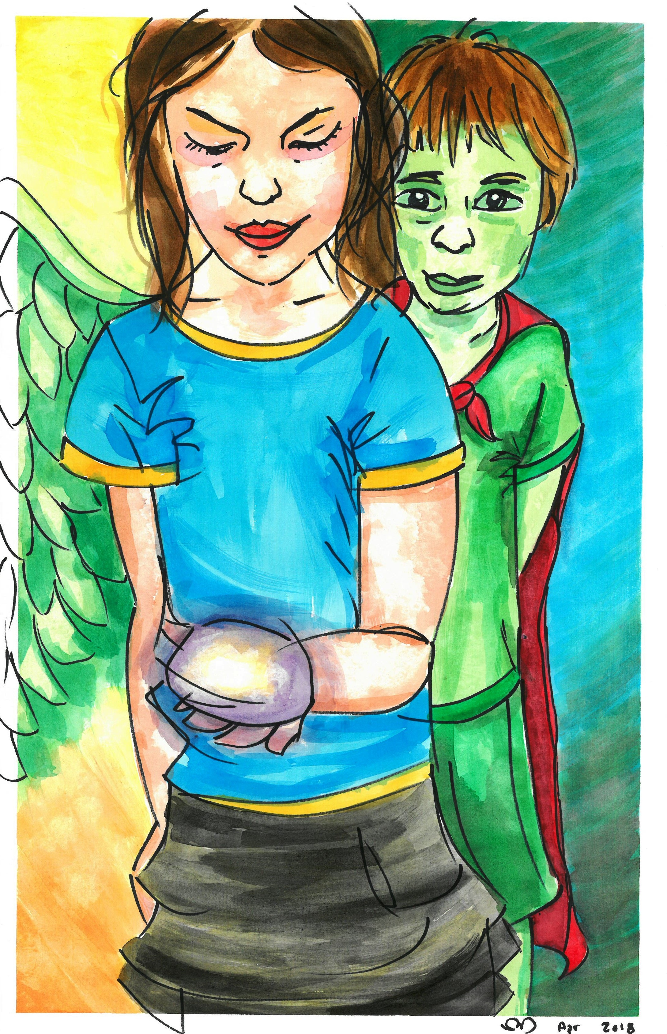 Alzbeta & the Green Boy