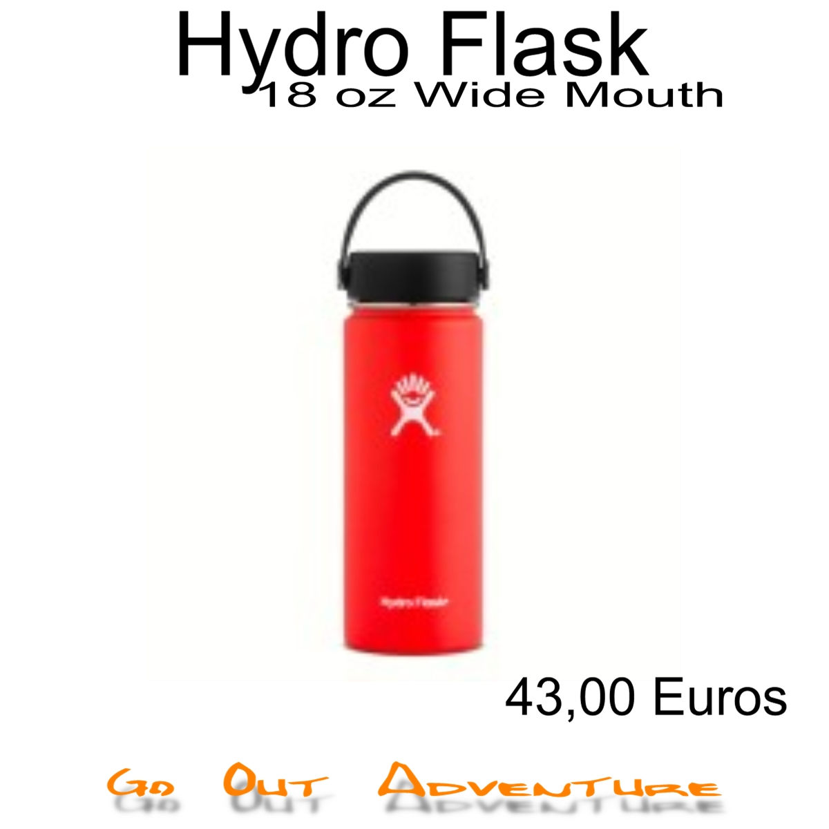 Garrafa Hydro Flask 18 oz Wide Mouth