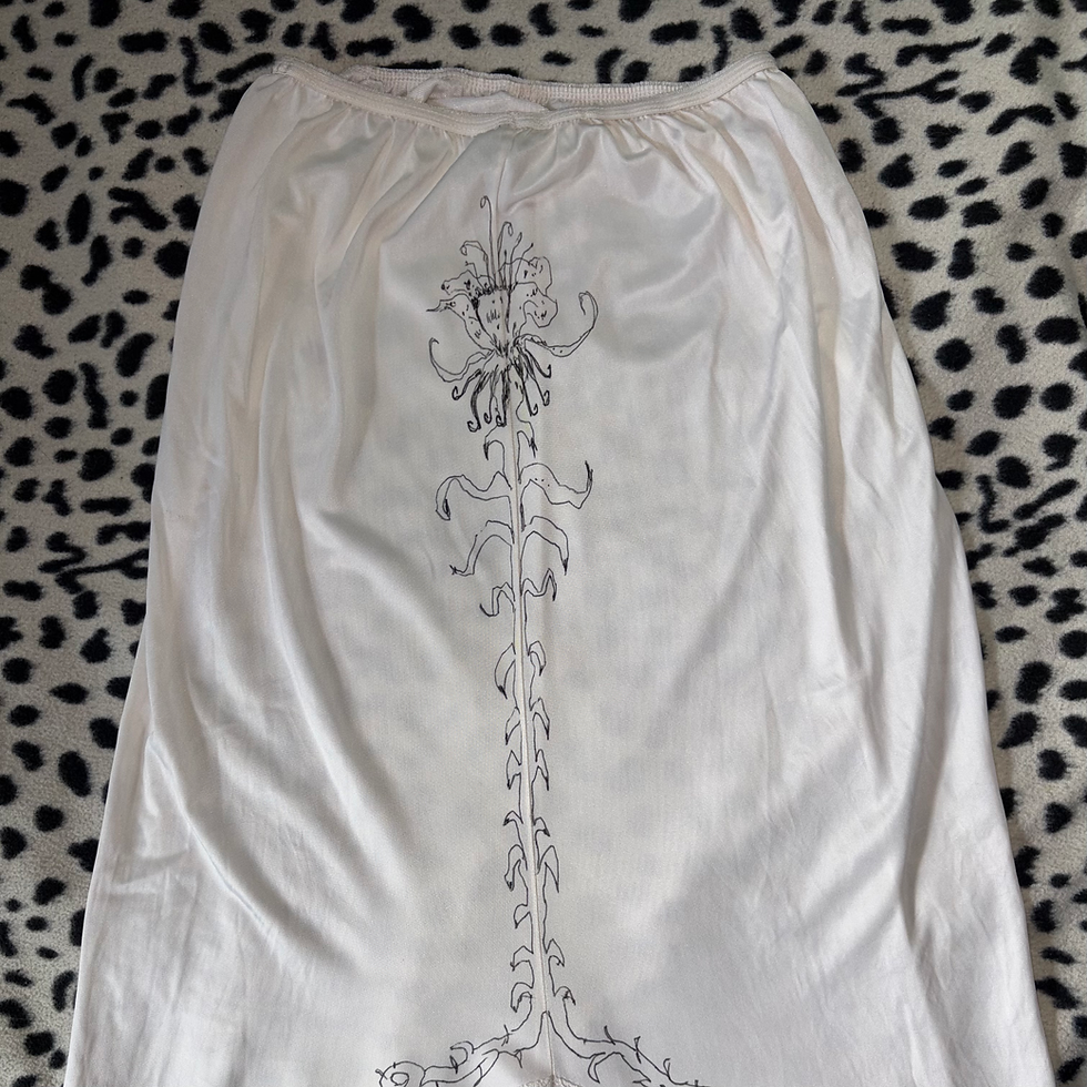 Thumbnail: Floral slip skirt