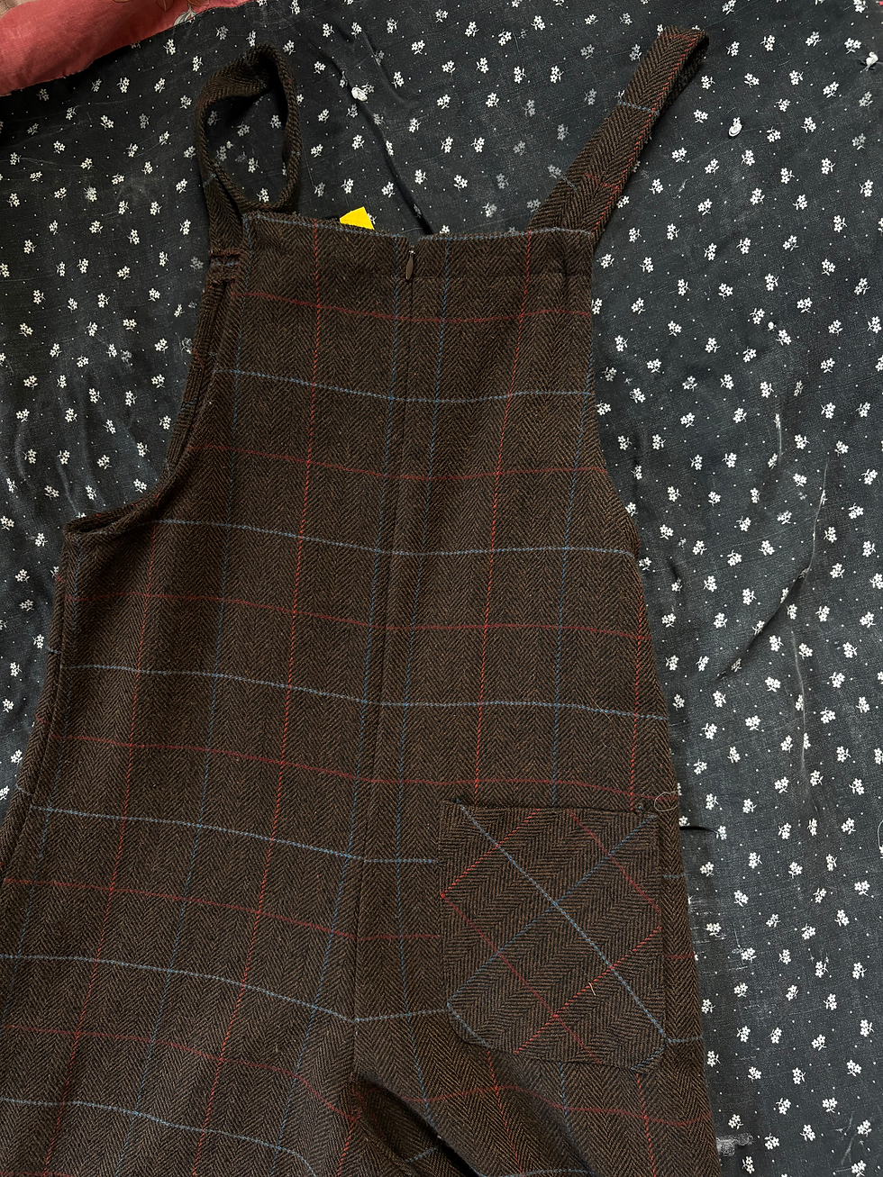 Thumbnail: Gremlin patch up cycled wool overalls