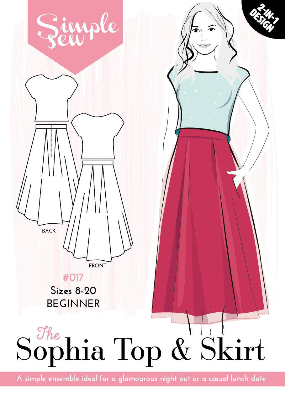 Simple Sew Sophia Top & Skirt