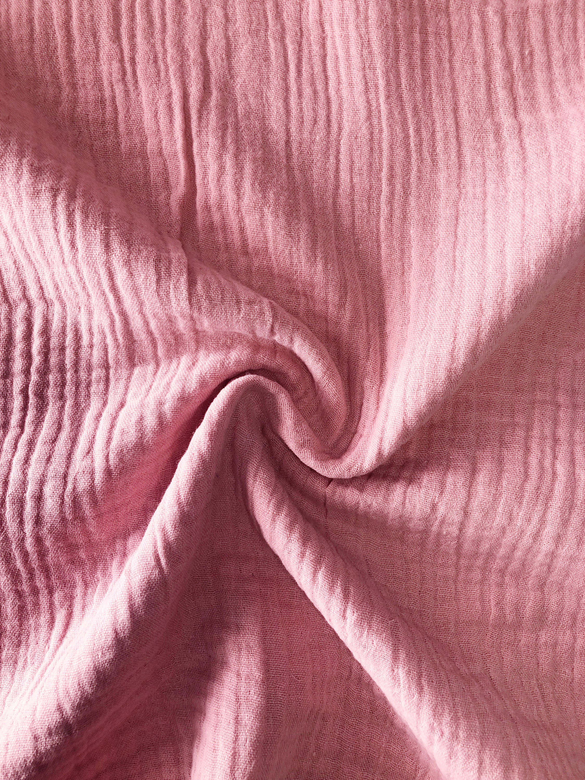 Cotton Double Gauze - Rose