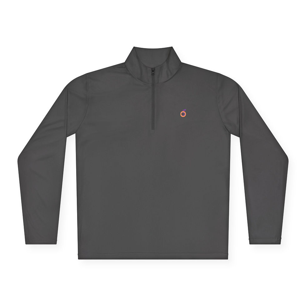 Thumbnail: Simply Orange Unisex Quarter-Zip